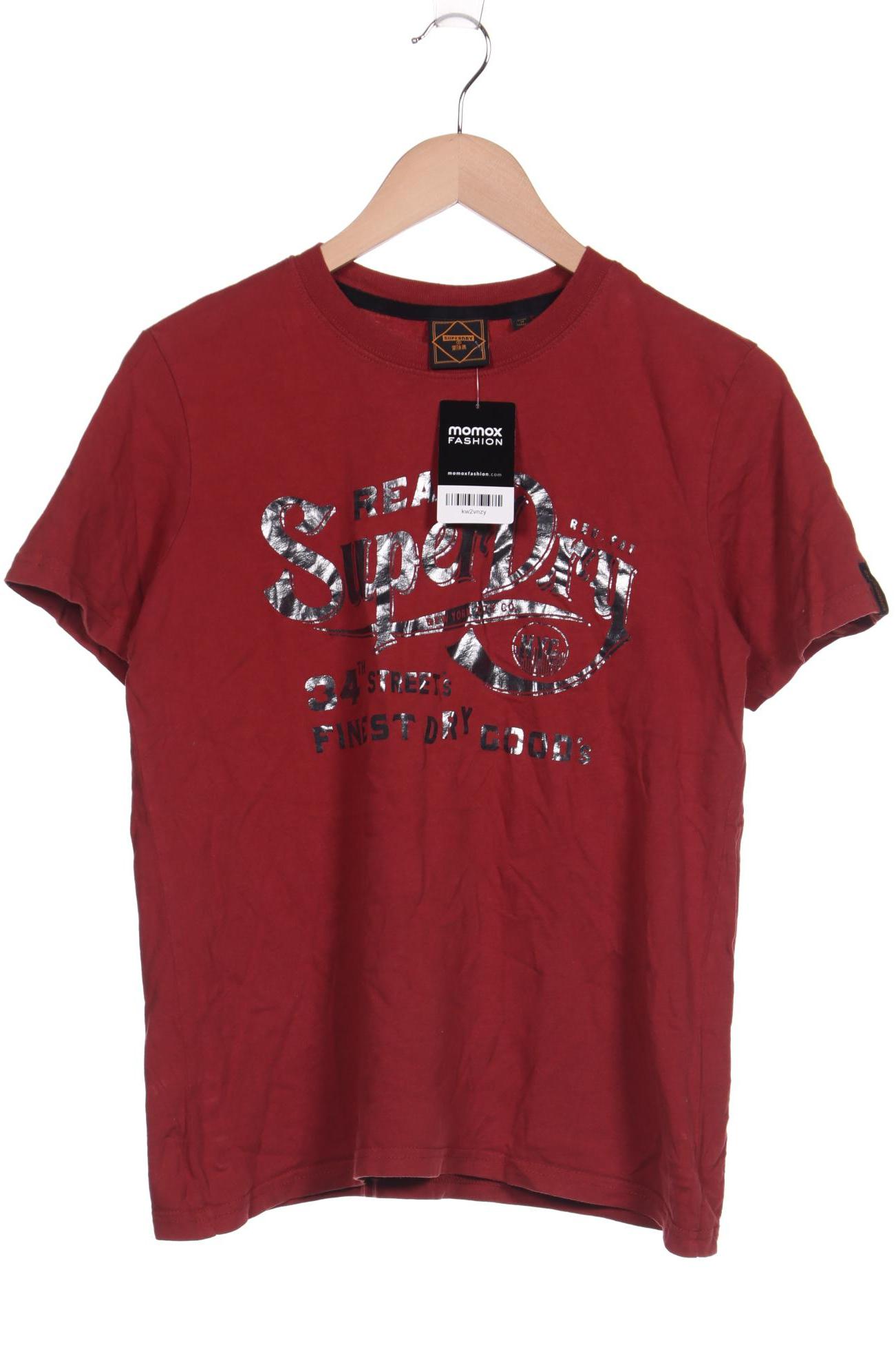 Superdry Damen T-Shirt, rot, Gr. 38 von Superdry