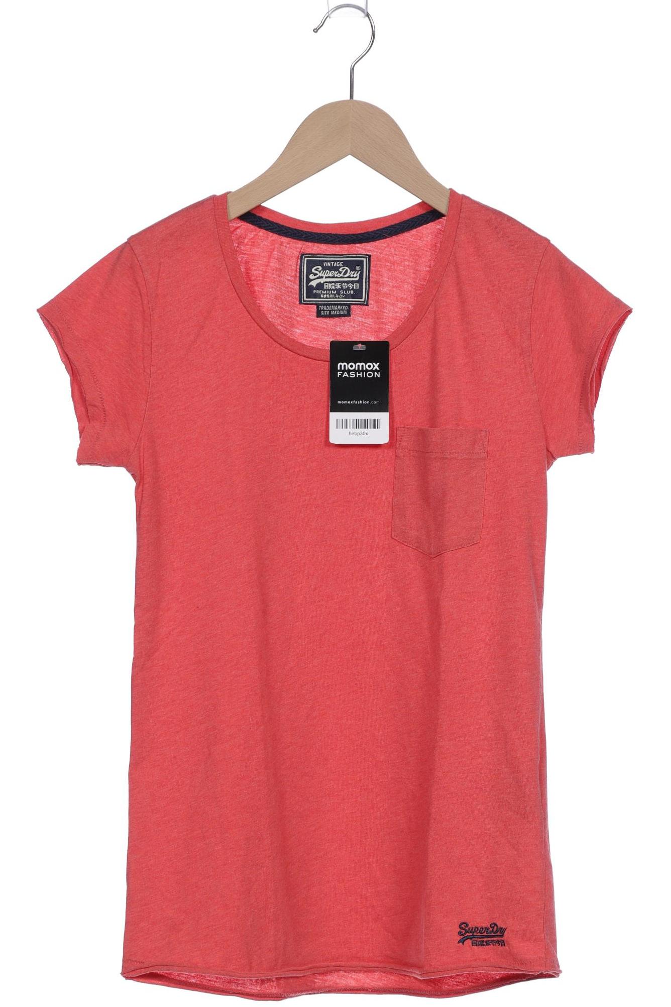 Superdry Damen T-Shirt, rot, Gr. 38 von Superdry
