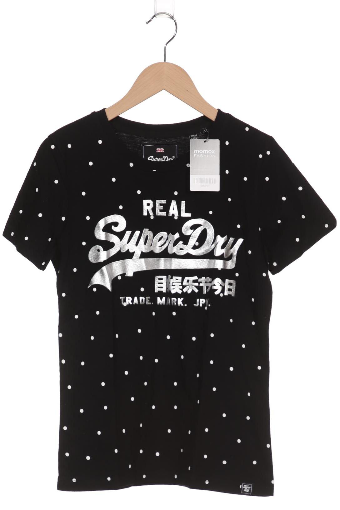 Superdry Damen T-Shirt, schwarz von Superdry