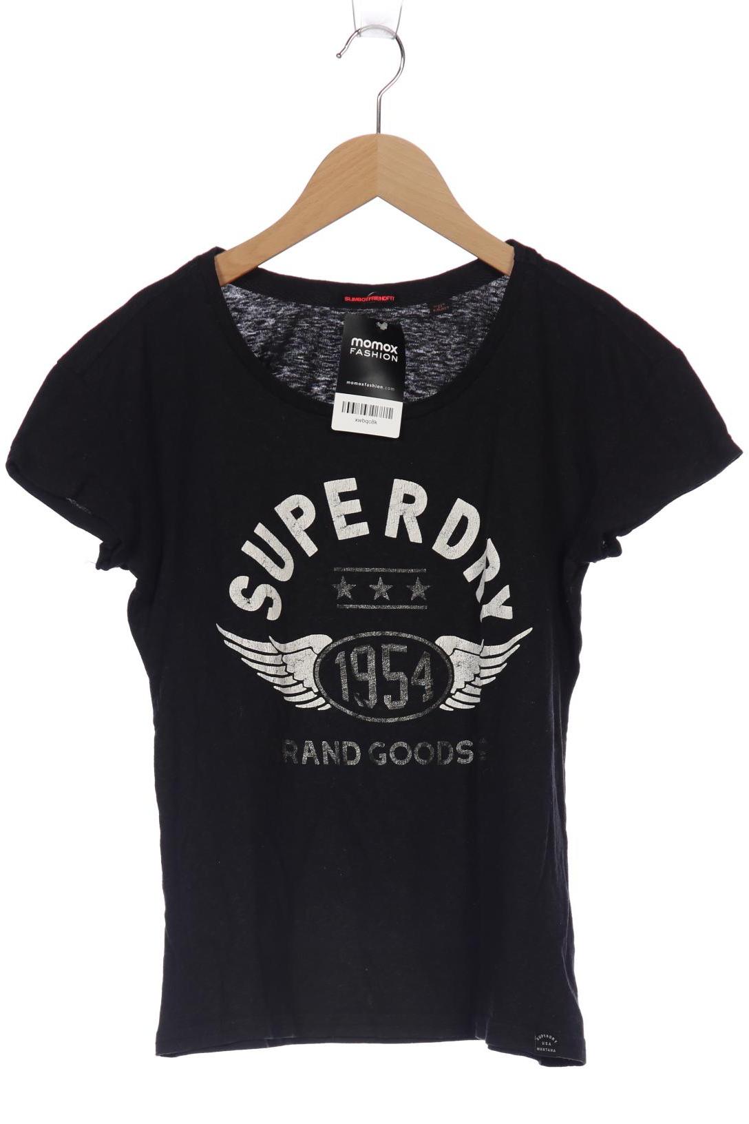 Superdry Damen T-Shirt, schwarz von Superdry