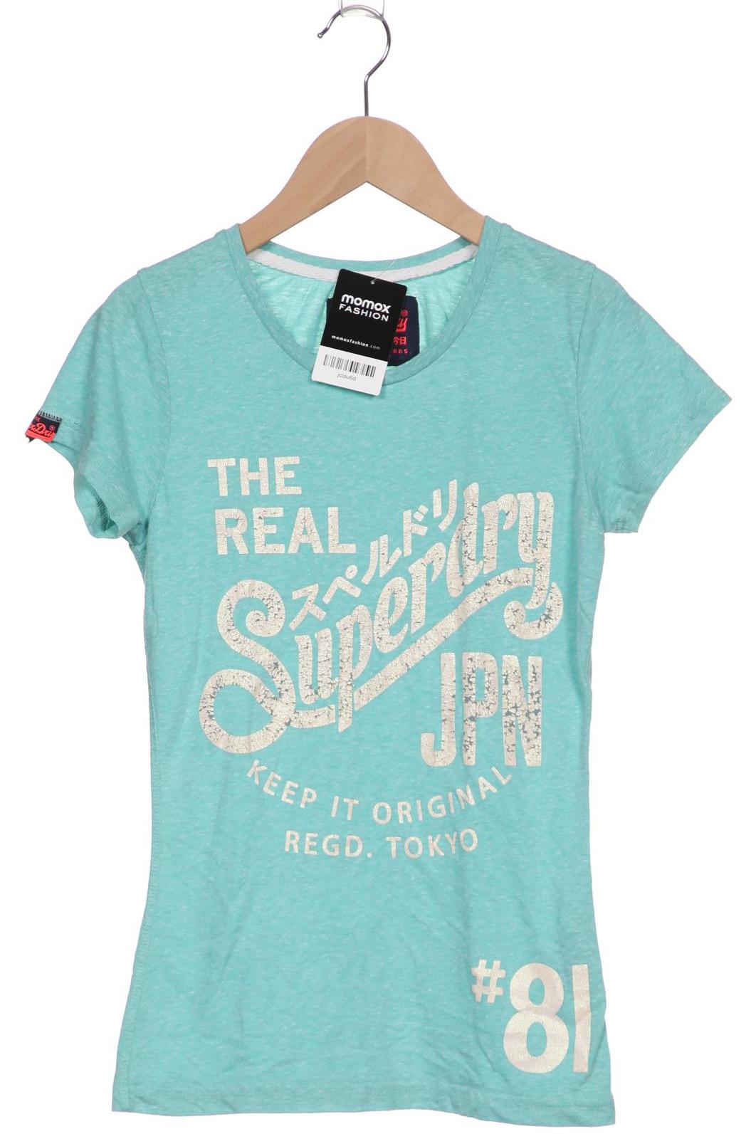 Superdry Damen T-Shirt, türkis von Superdry