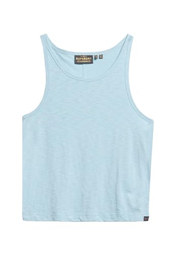 Superdry Damen Tanktop mit Raffung Ewig Blau 40 Superdry Damen Tanktop mit Raffung Ewig Blau 40 von Superdry
