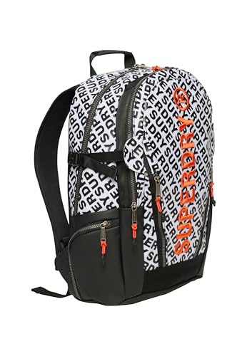 Superdry Damen Tarp AOP Rucksack Weiß Durchgehend Bedruckt 1SIZE von Superdry