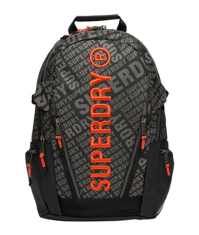 Superdry Damen Tarp All Over Print Rucksack Black - Größe: 1Größe von Superdry