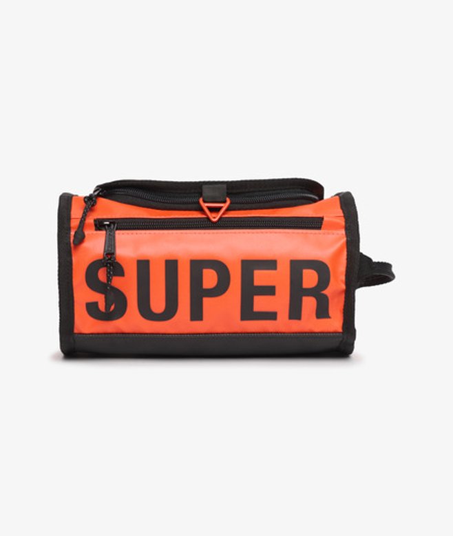 Superdry Damen Tarp Kulturbeutel Orange - Größe: 1Größe von Superdry