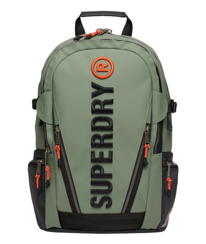 Superdry Damen Tarp Rucksack mit Stickerei Green - Größe: 1Größe von Superdry