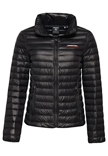 Superdry Damen Tech Core Daunenjacke Schwarz 34 von Superdry