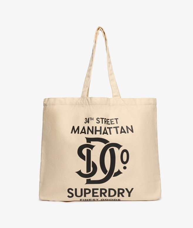 Superdry Damen Tote Beige - Größe: 1Größe von Superdry