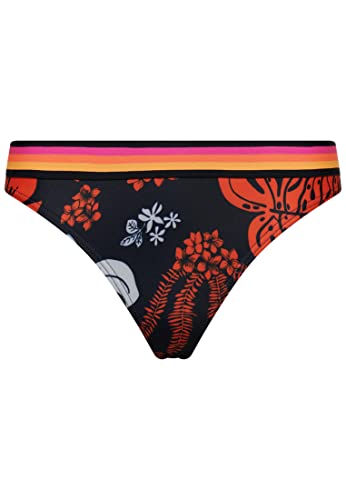 Superdry Damen Triangle-Bikinioberteil aus recyceltem Material mit Vintage Logo Hibiskus Pop Koralle 42 von Superdry