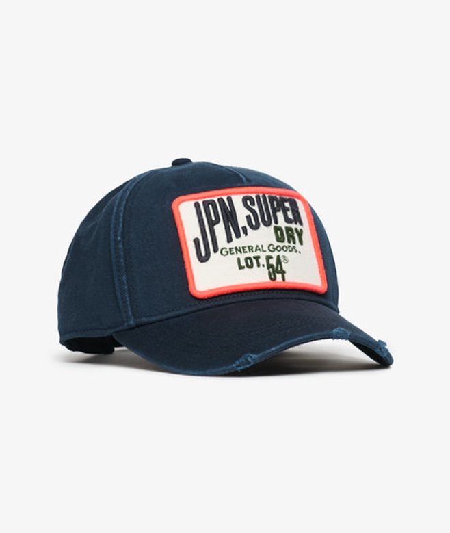 Superdry Damen Trucker Cap mit Grafik Marineblau - Größe: 1Größe von Superdry