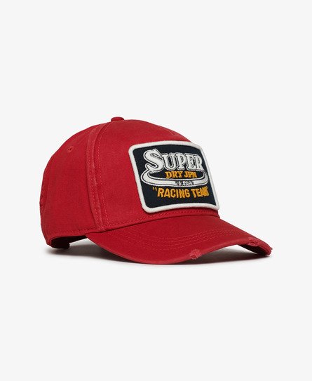 Superdry Damen Trucker Cap mit Grafik Rot - Größe: 1Größe von Superdry