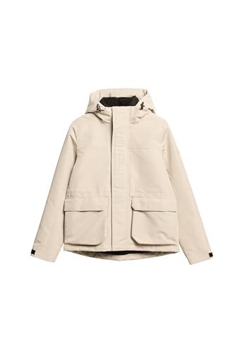 Superdry Damen Ultimative Windbreaker Jacke mit Kapuze Chateau Grau 40 von Superdry