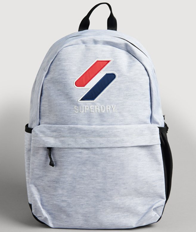 Superdry Damen Unisex Code Essential Montana Rucksack Grau - Größe: One Größe von Superdry