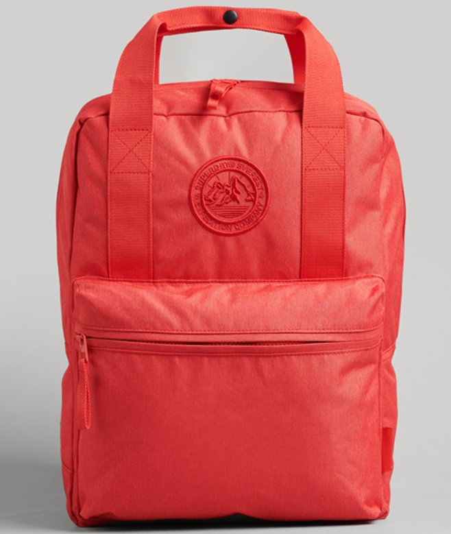 Superdry Damen Unisex Vintage Forest Backpack Orange - Größe: One Größe von Superdry