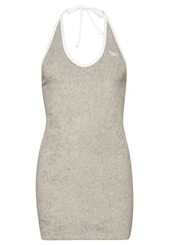 Superdry Damen Vestido de día Kleid, Grau (Grey Marl), 36 von Superdry