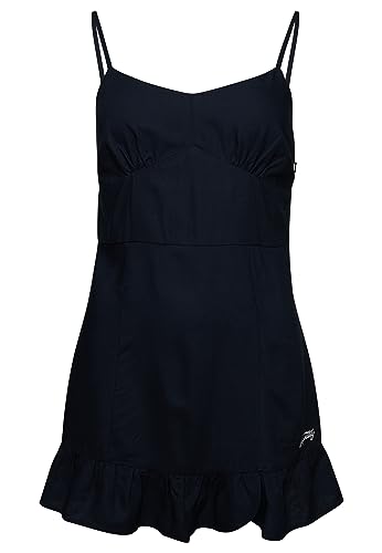 Superdry Damen Vintage Mini-Trägerkleid Finster Marineblau 38 von Superdry