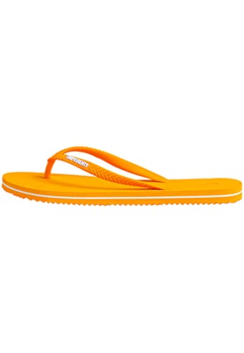 Superdry Damen Vintage Classic FLIP Flop Flipflop, Track Gold, Medium von Superdry