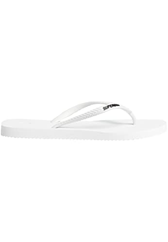 Superdry Damen Vintage Classic FLIP Flop Flipflop, White, Small von Superdry