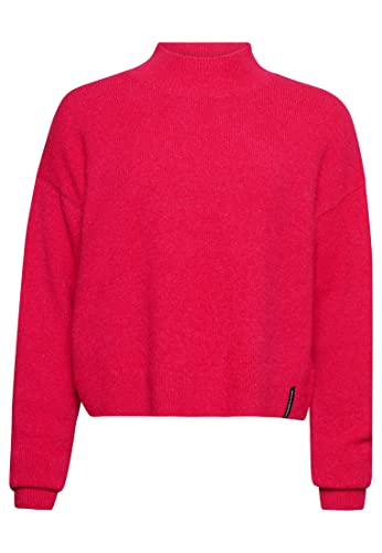 Superdry Damen Vintage Essential Mock Neck Pullover, Rosa, 42 Superdry Damen Vintage Essential Mock Neck Pullover, Rosa, 42 von Superdry