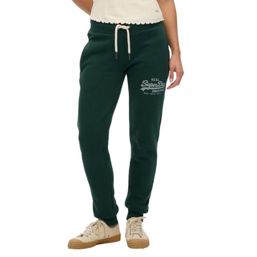 Superdry Damen Vintage Logo Jogginghose Emaillegrün 38 von Superdry