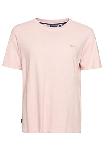 Superdry Damen Vintage Logo T-Shirt aus Bio-Baumwolle mit Stickerei Zart Pink Meliert 36 von Superdry