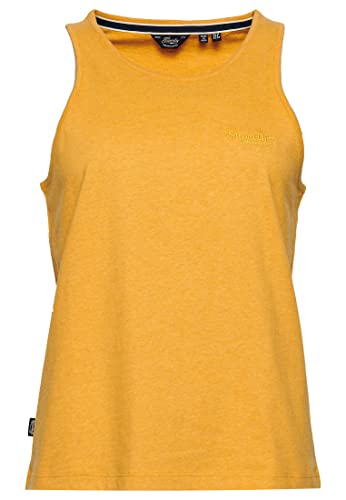 Superdry Damen Vintage Logo Tanktop Ocker Meliert 36 Superdry Damen Vintage Logo Tanktop Ocker Meliert 36 von Superdry