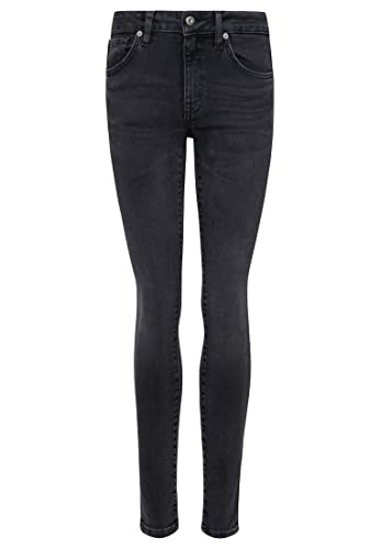 Superdry Damen Vintage MID Rise Skinny Jeans Anzughose, Walcott Black Stone, 28W x 30L von Superdry