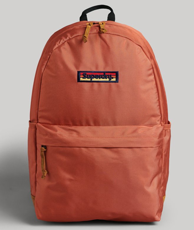 Superdry Damen Vintage Micro Montana Rucksack mit Stickerei Orange - Größe: One Größe von Superdry