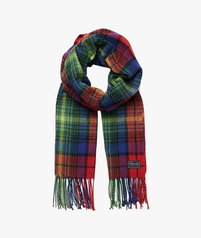 Superdry Damen Vintage Schal mit Karomuster Multiple Colours - Größe: 1Größe Superdry Damen Vintage Schal mit Karomuster Multiple Colours - Größe: 1Größe von Superdry