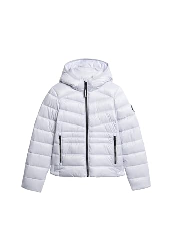 Superdry Damen Wattierte Fuji Steppjacke mit Kapuze Eislila 40 von Superdry