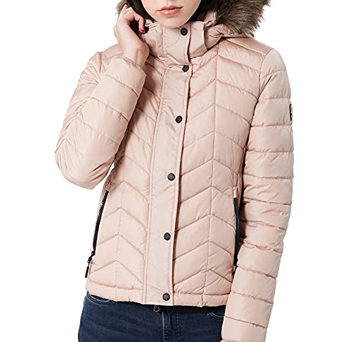 Superdry Damen Wattierte Luxe Fuji Jacke Hellrosa 38 von Superdry