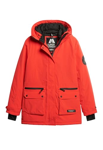 Superdry Damen Wattierter City Parka Abendrot 42 von Superdry