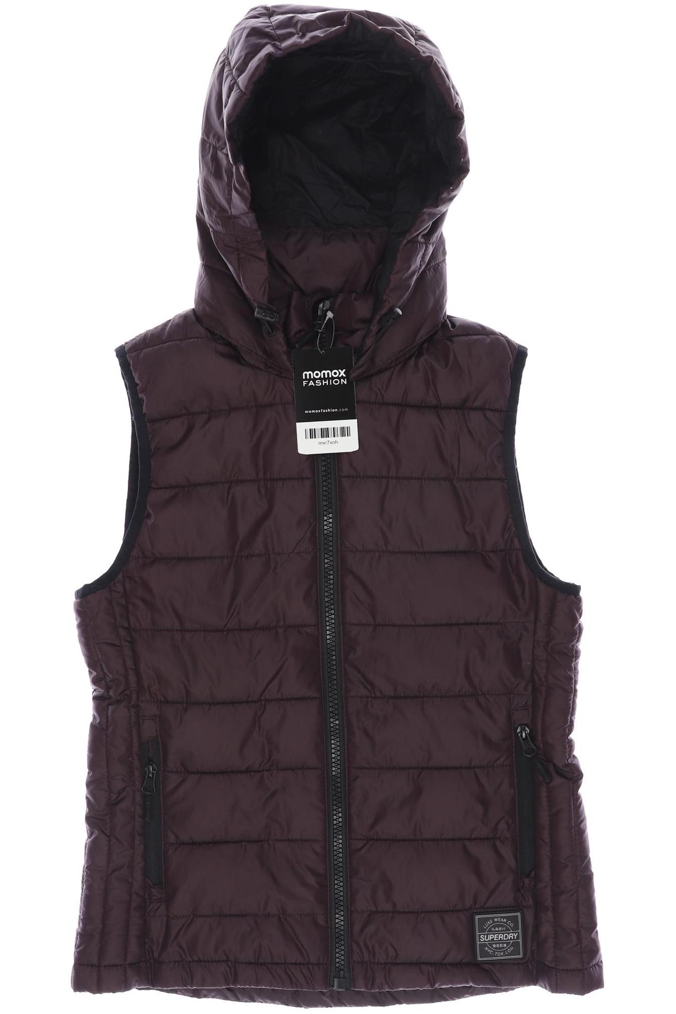 Superdry Damen Weste, bordeaux von Superdry