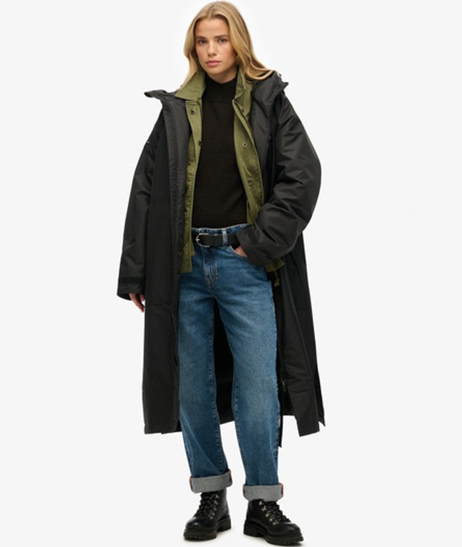 Superdry Women's Robe Schwarz - Größe: 1Größe von Superdry