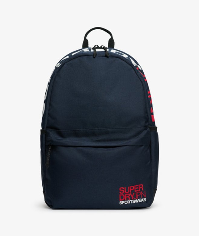 Superdry Damen Windyachter Montana Rucksack mit Logo Marineblau - Größe: 1Größe von Superdry