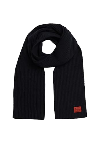 Superdry Damen Workwear Strickschal Finster Marineblau 1SIZE von Superdry