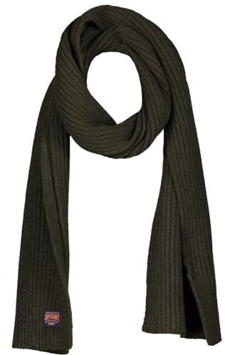 Superdry Damen Workwear Strickschal Surplus Goods Olivgrün 1SIZE von Superdry
