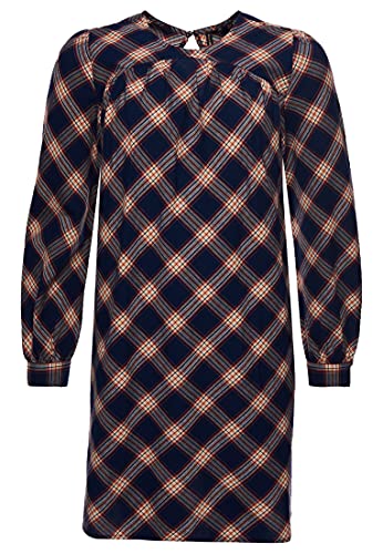 Superdry Damen Woven Mini Casual Dress, Navy Check, M von Superdry