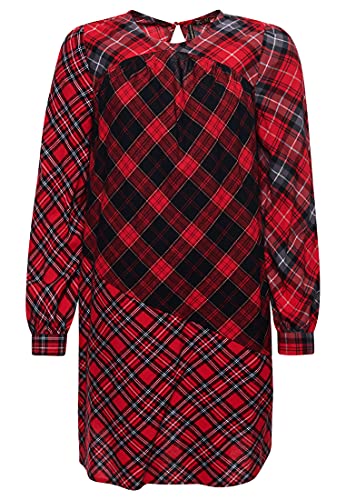 Superdry Damen Woven Mini Casual Dress, Red Check, XS von Superdry