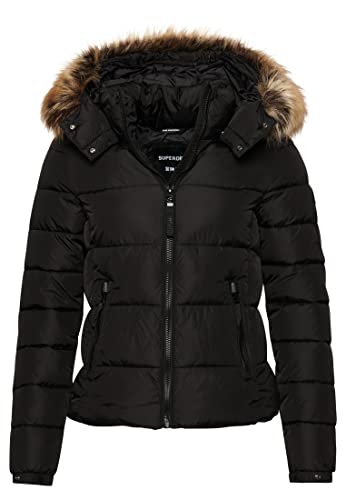 Superdry Daunenjacken W5011302A, Schwarz, Schwarz , 38 von Superdry