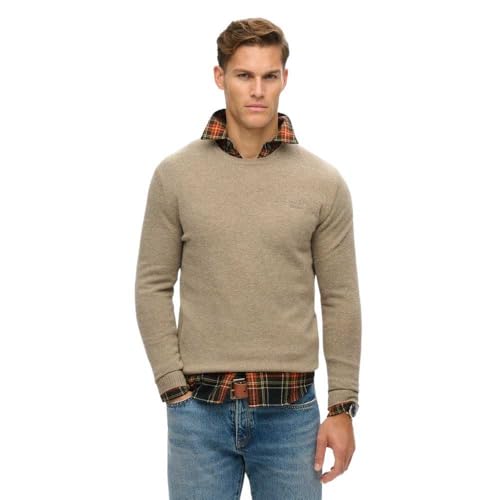 Superdry Essential Slim-Fit Crew Jumper Pullover Herren - M von Superdry