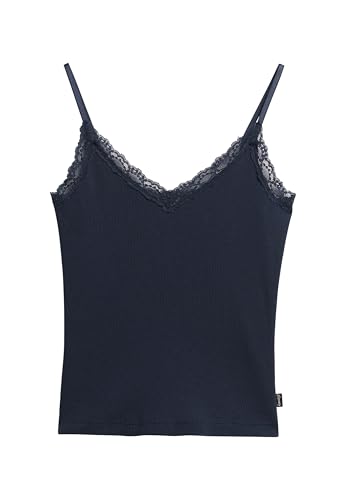 Superdry Essential Spitzenbesatz Cami T8 Weste Pullover, Damen-Oberbekleidung, 32-34 von Superdry