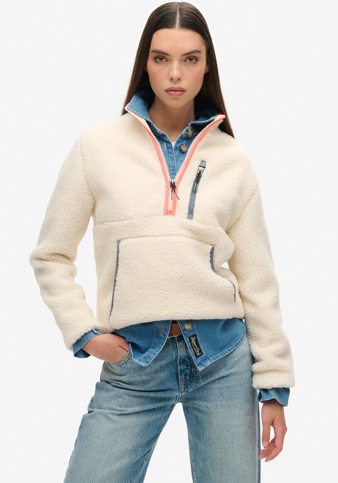 Superdry Fleecepullover OUTDOOR HALF ZIP FLEECE von Superdry