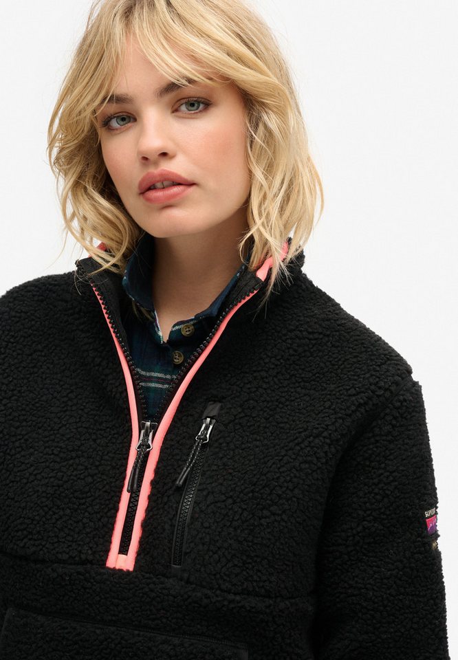 Superdry Fleecepullover OUTDOOR HALF ZIP FLEECE Superdry Fleecepullover OUTDOOR HALF ZIP FLEECE von Superdry