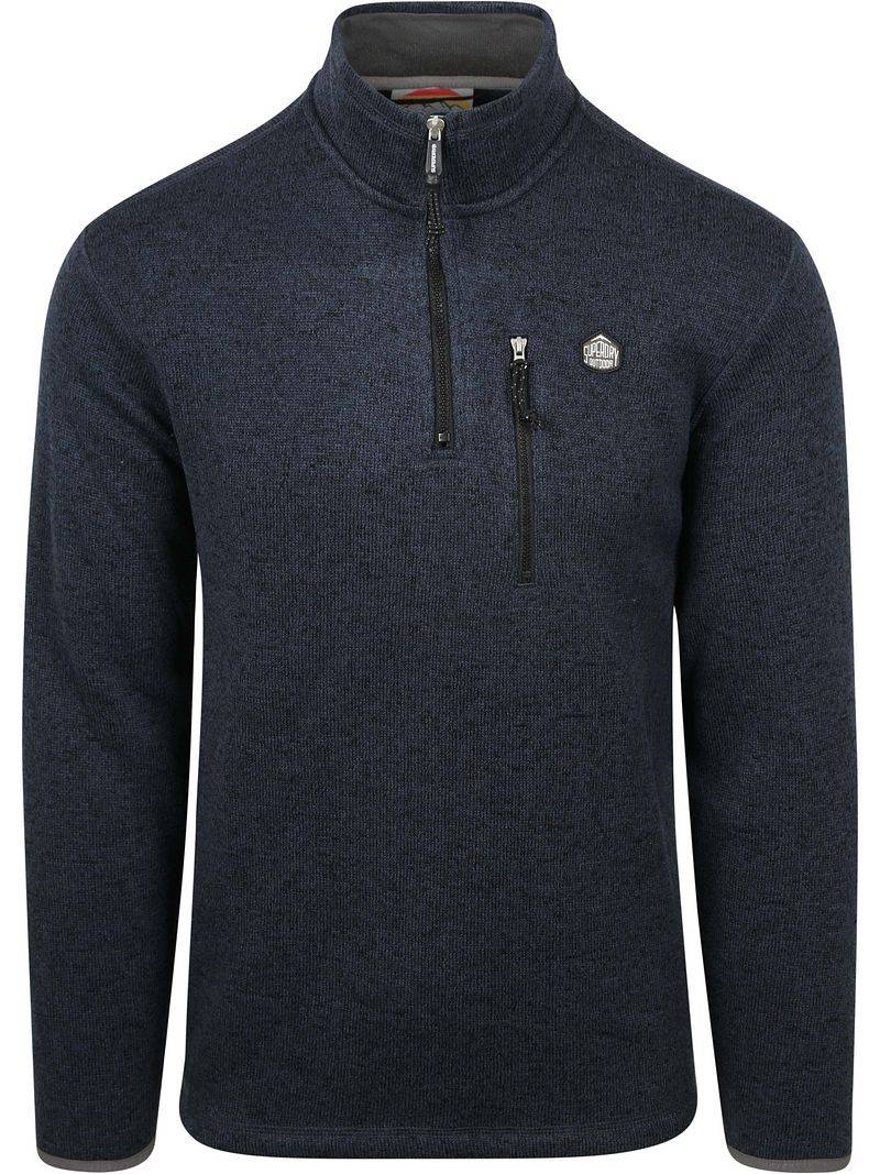 Superdry Half Zip Pullover Fleece Navy - Größe 3XL von Superdry