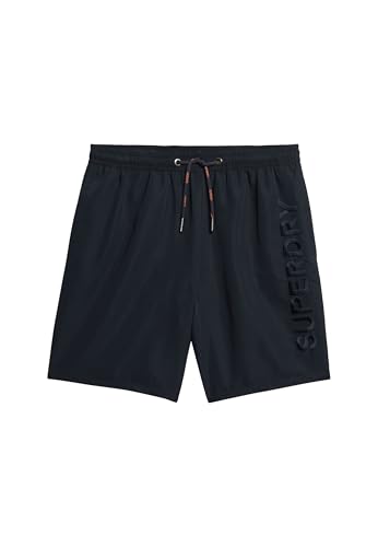 Superdry Herren 17-Zoll Premium Badeshorts mit Stickerei Finster Marineblau M Superdry Herren 17-Zoll Premium Badeshorts mit Stickerei Finster Marineblau M von Superdry
