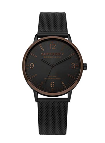 Superdry Herren Analog Quarz Uhr mit Edelstahl Armband SYG259BM Superdry Herren Analog Quarz Uhr mit Edelstahl Armband SYG259BM von Superdry