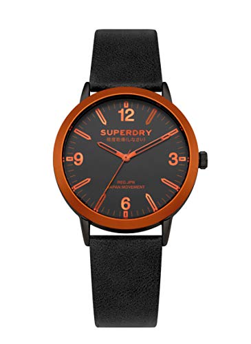 Superdry Herren Analog Quarz Uhr mit Leder Armband SYG259B Superdry Herren Analog Quarz Uhr mit Leder Armband SYG259B von Superdry