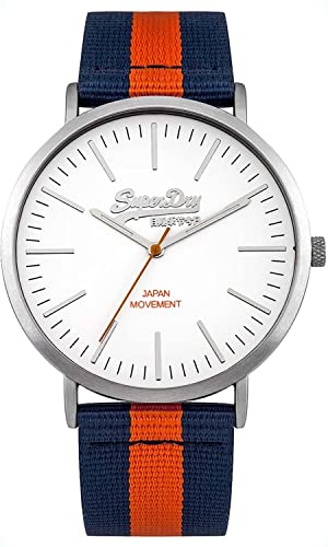 Superdry Herren Analog Quarz Uhr mit Nylon Armband SYG183UO Superdry Herren Analog Quarz Uhr mit Nylon Armband SYG183UO von Superdry