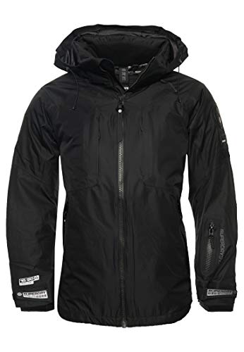 Superdry Herren Assassin Schneejacke, Mattschwarz, XL von Superdry